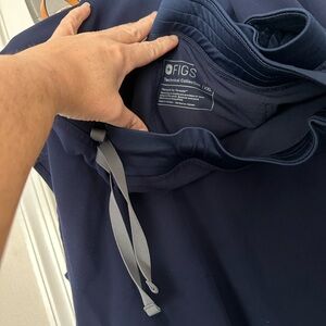Navy Blue Figs Scrubs set